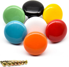 7 Pieces Colorful Drawer Knobs for Children'S Wardrobes Bedroom,Ceramic Cabinet 
