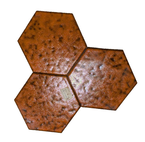 Vintage italian hexagonal - 3, x