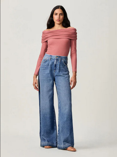 Mid blue denim side - mid,