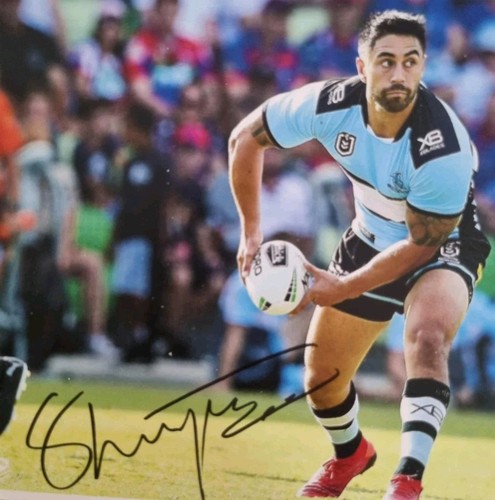 Shaun johnson signed poster - shaun,