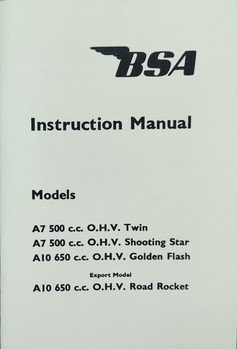 Bsa a10 manual shooting - a7,