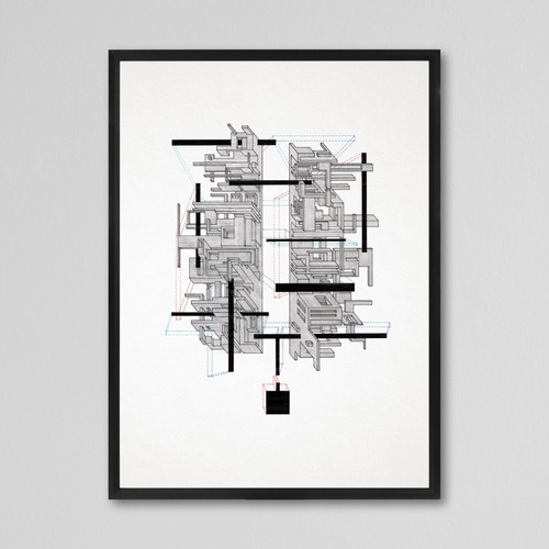 Architectural drawing - a3,