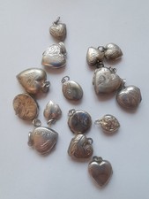 Sterling Silver Selection Of Pendants And Lockets. R80H