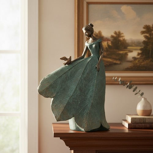 Fairy statue garden - garden, decor