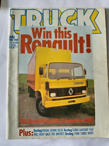 Vintage truck magazine july - vintage,