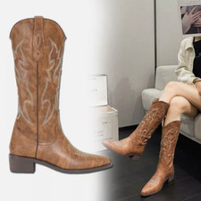 Ladies Womens Genuine Tan