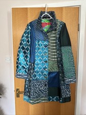 Ladies Desigual Coat Aqua/Blue