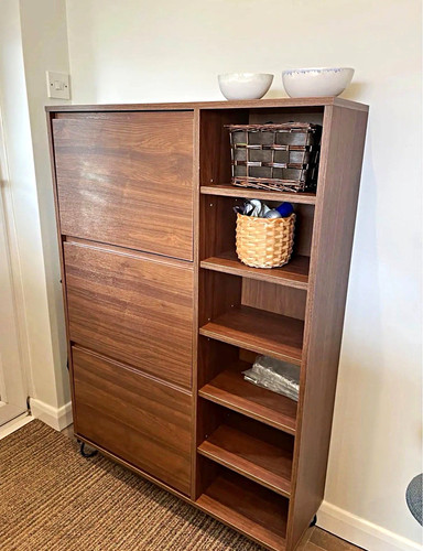 Brown wooden freestanding - brown,