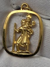 9ct Solid Gold St Christopher