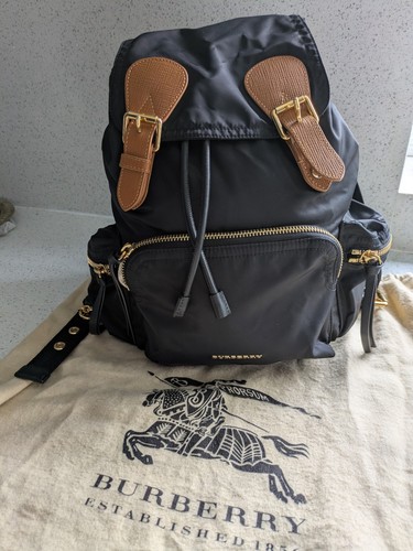 Burberry nylon leather - burberry, nylon/leather