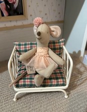 Metal Dolls House Chair - Suitable for Maileg Mice