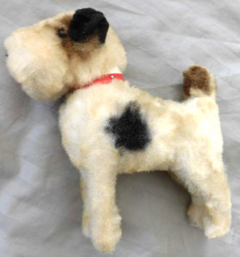 Terrier dog plush - terrier, stiff