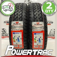 2 X 185 75 16C POWERTRAC 104/102R 185/75R16C 8PR VAN C&B LABELS M+S  1857014C