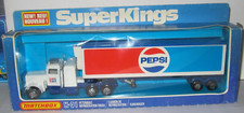 MATCHBOX SUPERKINGS K-31 PETERBILT REFRIDGERATION TRUCK 'PEPSI' MIB