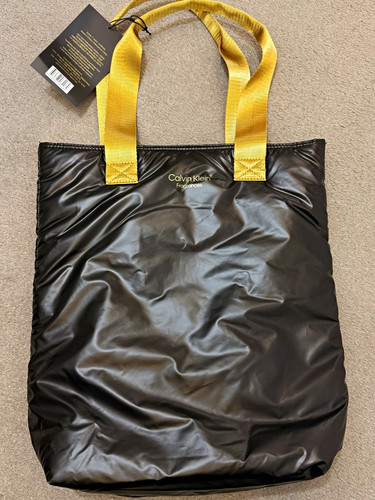 Calvin klein black nylon tote - nylon,