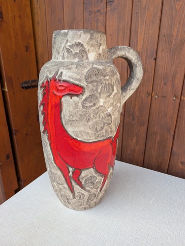 Scheurich retro floor vase - retro,