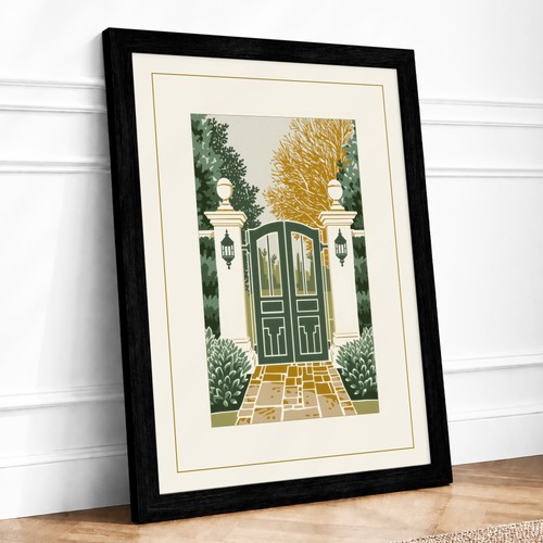 Formal garden entrance - formal,