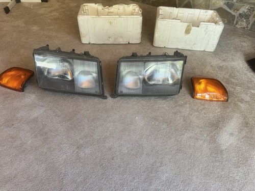 Mercedes w124 hella headlights - w124,