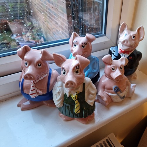 Set ceramic natwest pig - 5,