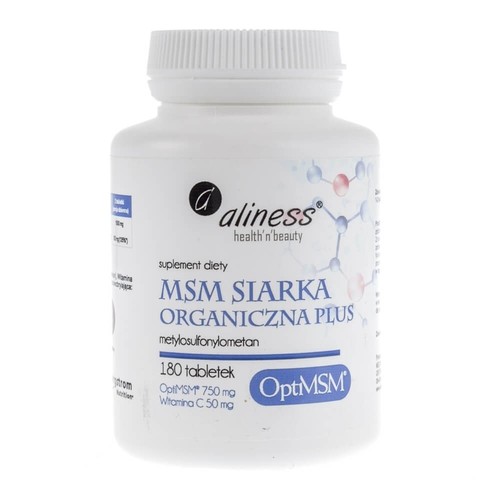Aliness msm organic - organic, sulphur