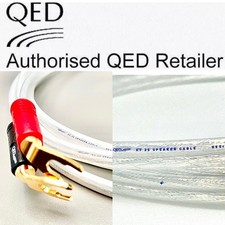 QED XT25 Speaker Cable Airloc Terminated  with QED ABS Spades & QED Banana Plugs