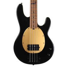 Sterling by Music Man Pete Wentz Stingray Bass, Black, Roasted Maple (Pre-Owned)