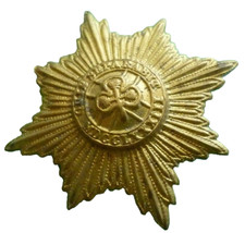 Irish Guards Cap Badge Brass 2