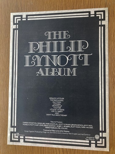 The phillip lynott album - lynott,