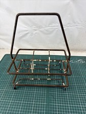 Vintage Wire Metal Milk Crate