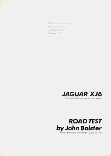 Jaguar xj6 automatic - 4.2,