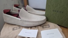 GUCCI Mens Driving Loafers Shoes Size UK6.5 EU40.5 Top Quality Designer Shoes
