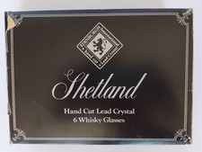 Edinburgh International Shetland Hand Cut Lead Crystal Vintage Whisky...