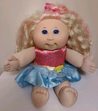 2013 Cabbage Patch Kids Doll Girl Blonde Hair Blue Eyes 16" Dolly Toy