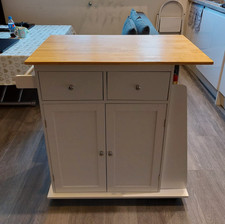 Kitchen island trolley wooden - kitchen,