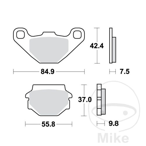 Trw sintered brake pads - trw,