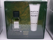 Lacoste MATCH POINT Gift Set, 50ml EDT Spray + 75ml S. Gel, Item New/Box Damaged