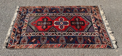 213 123cm hand knotted - x,