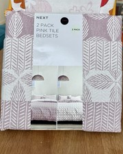 Next  2 pack pink tile