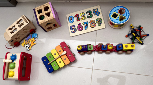 Large bundle wooden - bundle, of