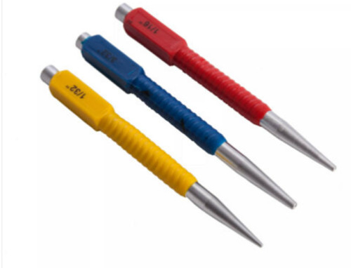 3pc steel nail punch set - steel,