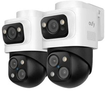eufy S4 PoE PTZ CCTV Camera Add-On x 2 - NO NV R - 4K 360° Pan Tilt 8 × zoom