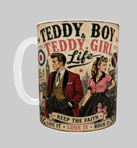 Teddy boy girl life - teddy, &