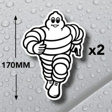 Michelin Man Vinyl Sticker X2