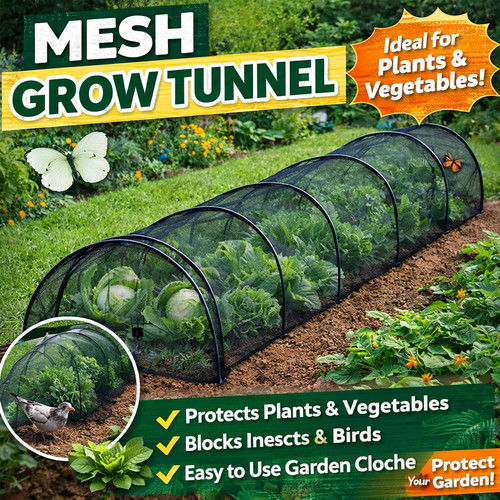 Black mesh net grow - 3m,