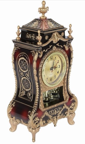 Vintage style mantel clock - vintage,