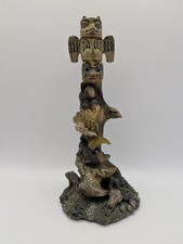 Totem pole vintage resin - totem,