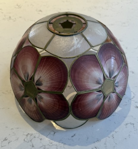 Vintage red capiz shell - red,