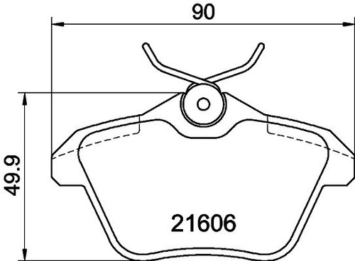 Mintex rear brake - pad, set