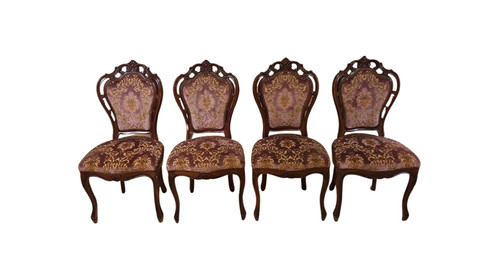 Pair antique victorian carved - antique,