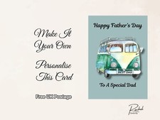 Father's Day Card, Camper Van